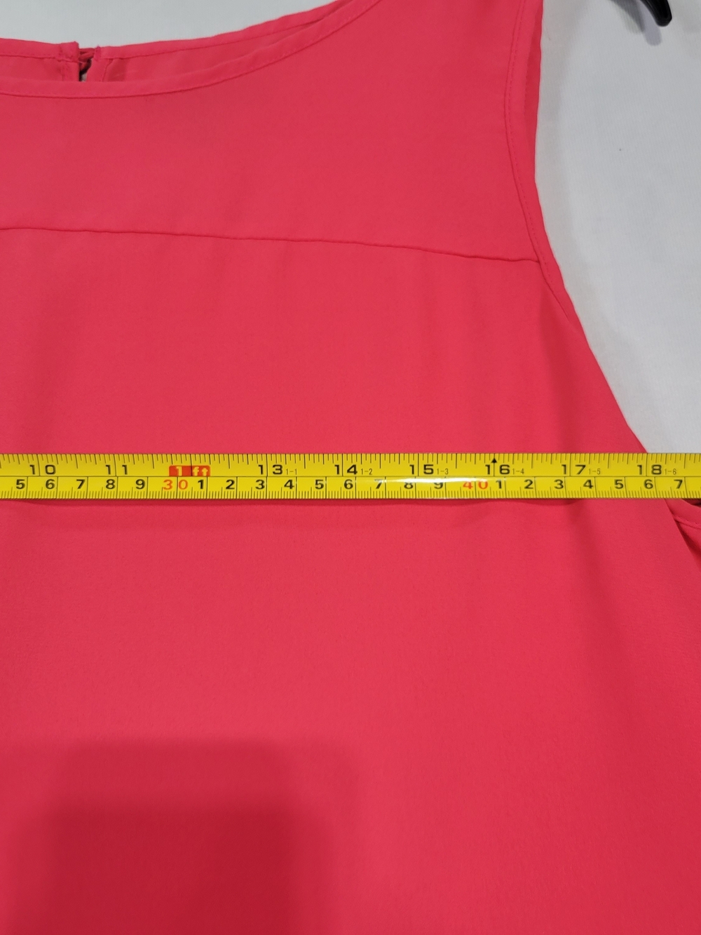 Cable & Gauge Bright Coral Pink Blouse - Picture 6 of 11